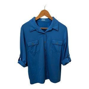 J. McLaughlin Button Up Jersey Shirt